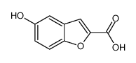 5-HYDROXYBENZOFURAN-2-CARBOXYLIC ACID Structure