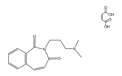 2-[3-(dimethylamino)propyl]-2H-2-benzazepine-1,3-dione, fumarate salt结构式