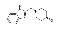 1-(2-硝基苄基)-4-哌啶酮结构式