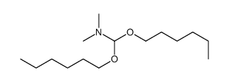 1,1-dihexoxy-N,N-dimethylmethanamine结构式