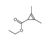 ethyl 2,3-dimethylcycloprop-2-ene-1-carboxylate结构式