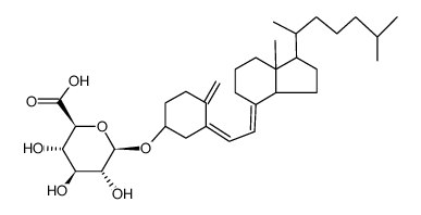 维生素D3 Beta-D-葡萄糖苷酸结构式