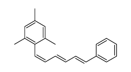1,3,5-trimethyl-2-(6-phenylhexa-1,3,5-trienyl)benzene结构式