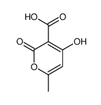 4-hydroxy-6-methyl-2-oxopyran-3-carboxylic acid结构式