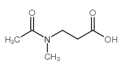 3-[乙酰基(甲基)氨基]丙酸结构式