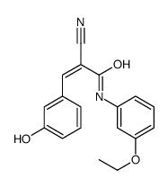 (Z)-2-cyano-N-(3-ethoxyphenyl)-3-(3-hydroxyphenyl)prop-2-enamide Structure