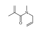 N,2-dimethyl-N-prop-2-enylprop-2-enamide结构式