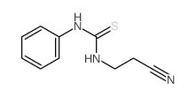 Thiourea,N-(2-cyanoethyl)-N'-phenyl- Structure