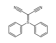 2-(diphenylsulfuranylidene)malonodinitrile Structure
