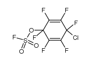 4-chlorohexafluoro-2,5-cyclohexadienyl fluorosulfate结构式