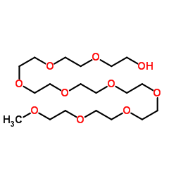 Nonaethylene glycol monomethyl ether structure