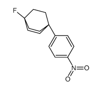 4-fluoro-1-(4-nitrophenyl)bicyclo[2.2.2]octane结构式