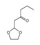 1-(1,3-dioxolan-2-yl)pentan-2-one结构式