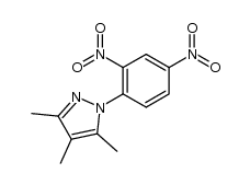 1-(2',4'-dinitrophenyl)-3,4,5-trimethylpyrazole Structure