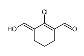 2-氯-3-(羟基亚甲基)-环己-1-烯甲醛结构式