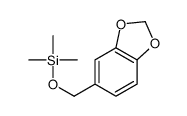 1,3-benzodioxol-5-ylmethoxy(trimethyl)silane结构式