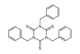 1,3,5-tribenzyl-1,3,5-triazinane-2,4,6-trithione Structure