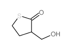 3-(hydroxymethyl)thiolan-2-one结构式