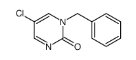 1-benzyl-5-chloropyrimidin-2-one Structure