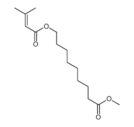 methyl 9-(3-methylbut-2-enoyloxy)nonanoate Structure