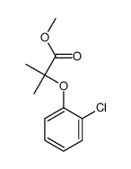 2-(2-氯苯氧基)-2-甲基丙酸甲酯结构式