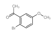 1-(2-溴-5-甲氧基苯基)乙酮结构式