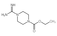 4-甲脒基哌嗪-1-羧酸乙酯结构式