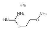 Carbamimidothioic acid,2-methoxyethyl ester, monohydrobromide (9CI) Structure