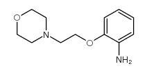 2-(2-吗啉-4-基乙氧基)苯胺结构式