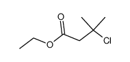 β-chloro-isovaleric acid ethyl ester结构式