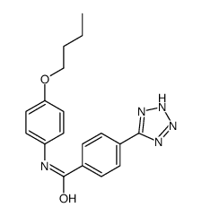 N-(4-butoxyphenyl)-4-(2H-tetrazol-5-yl)benzamide Structure