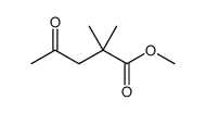 methyl 2,2-dimethyl-4-oxopentanoate Structure