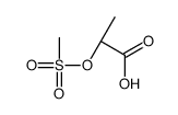(S)-2-((甲基磺酰基)氧基)丙酸结构式