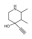 4-ethynyl-2,3-dimethylpiperidin-4-ol Structure