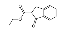 1-氧代-2,3-二氢-1H-茚-2-羧酸乙酯结构式