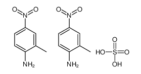 2-methyl-4-nitroaniline,sulfuric acid Structure