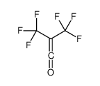 3,3,3-trifluoro-2-(trifluoromethyl)prop-1-en-1-one结构式