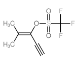 4-methyl-3-(trifluoromethylsulfonyloxy)pent-3-en-1-yne Structure