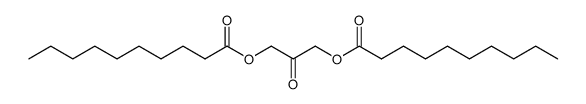 1,3-didecanoyloxypropan-2-one Structure