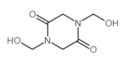 2,5-Piperazinedione,1,4-bis(hydroxymethyl)-结构式