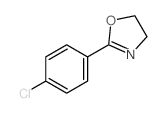 2-(4-chlorophenyl)-4,5-dihydro-1,3-oxazole Structure