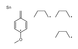 tributyl-[(4-methoxyphenyl)methyl]stannane结构式