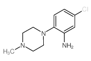 5-氯-2-(4-甲基哌嗪-1-基)苯胺结构式