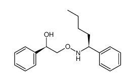 (R)-1-phenyl-2-((((S)-1-phenylpentyl)amino)oxy)ethan-1-ol Structure