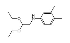 N-(2,2-diethoxyethyl)-3,4-dimethylaniline结构式