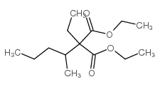 乙基(1-甲基丁基)丙二酸二乙酯结构式