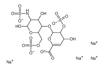 Heparin derived Disaccharide MW600 Da结构式