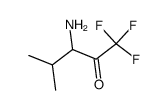 3-Amino-1,1,1-Trifluoro-4-Methylpentan-2-One结构式