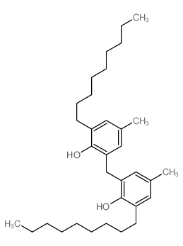 Phenol,2,2'-methylenebis[4-methyl-6-nonyl- Structure