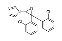 1-[3,3-bis(2-chlorophenyl)oxiran-2-yl]imidazole Structure